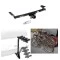 Trailer Hitch w/ 4 Bike Rack For 09-14 Nissan Murano 11-14 Except CrossCabriolet Approved for Recreational & Offroad Use Carrier for Adult Woman or Child Bicycles Foldable