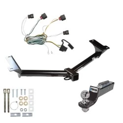 Tow Package For 10-10 Dodge Journey All Models Trailer Hitch w/ Wiring 2" Drop Mount 2" Ball 2" Receiver