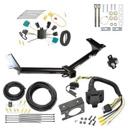 Trailer Hitch w/ 7-Way RV Wiring For 09-09 Dodge Journey All Models Class 3 2" Receiver