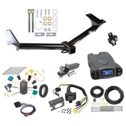Trailer Hitch Tow Package Prodigy P3 Brake Control For 09-09 Dodge Journey All Models w/ 7-Way RV Wiring 2" Drop Mount 2" Ball Class 3 2" Receiver Draw-Tite Tekonsha
