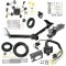 Trailer Hitch Tow Package w/ 7-Way RV Wiring For 11-20 Dodge Journey w/ LED Taillights w/ 2" Drop Mount 2" Ball Class 3 2" Receiver