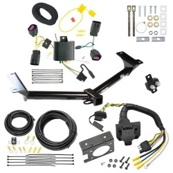 Trailer Hitch w/ 7-Way RV Wiring For 11-20 Dodge Journey w/o LED Taillights Class 3 2" Receiver