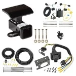 Trailer Hitch w/ 7-Way RV Wiring For 12-17 Volkswagen Tiguan (2018 Limited) Class 3 2" Receiver