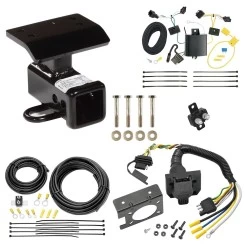 Trailer Hitch w/ 7-Way RV Wiring For 12-17 Volkswagen Tiguan (2018 Limited) Class 3 2" Receiver