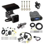 Trailer Hitch Tow Package Prodigy P3 Brake Control For 12-17 Volkswagen Tiguan (2018 Limited) w/ 7-Way RV Wiring 2" Drop Mount 2" Ball Class 3 2" Receiver Draw-Tite Tekonsha