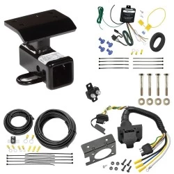 Trailer Hitch w/ 7-Way RV Wiring For 09-11 Volkswagen Tiguan All Models Class 3 2" Receiver
