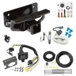 Trailer Hitch w/ 7-Way RV Wiring For 03-18 Dodge Ram 1500 19-23 (Classic) 03-09 2500 3500 Class 4 2" Receiver