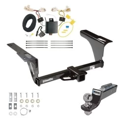 Tow Package For 15-19 Subaru Legacy All Models Trailer Hitch w/ Wiring 2" Drop Mount 2" Ball 2" Receiver