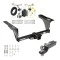 Tow Package For 15-19 Subaru Legacy All Models Trailer Hitch w/ Wiring 2" Drop Mount 2" Ball 2" Receiver