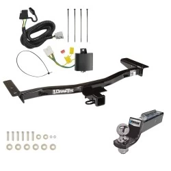 Tow Package For 13-15 Lexus RX350 10-15 RX450h Trailer Hitch w/ Wiring 2" Drop Mount 2" Ball 2" Receiver