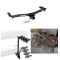 Trailer Hitch w/ 4 Bike Rack For 10-15 Lexus RX450h RX350 12-15 Except F Sport Approved for Recreational & Offroad Use Carrier for Adult Woman or Child Bicycles Foldable