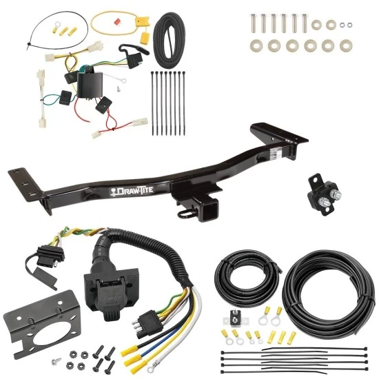 Trailer Hitch w/ 7-Way RV Wiring For 10-12 Lexus RX350 All Models Class 3 2" Receiver