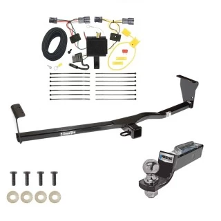 Tow Package For 11-13 KIA Sorento 4 Cyl. Trailer Hitch w/ Wiring 2" Drop Mount 2" Ball 2" Receiver