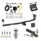 Ultimate Tow Package For 11-13 KIA Sorento 4 Cyl. Trailer Hitch w/ Wiring 2" Drop Mount Dual 2" and 1-7/8" Ball Lock Bracket Cover 2" Receiver