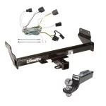 Tow Package For 11-13 Jeep Grand Cherokee Trailer Hitch w/ Wiring 2" Drop Mount 2" Ball 2" Receiver