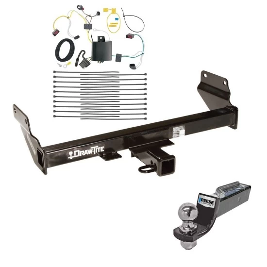 Tow Package For 14-21 Jeep Grand Cherokee 22-22 WK Trailer Hitch w/ Wiring 2" Drop Mount 2" Ball 2" Receiver