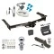 Ultimate Tow Package For 75-07 Ford Econoline Van Except Shuttle Bus Trailer Hitch w/ Wiring 2" Drop Mount Dual 2" and 1-7/8" Ball Lock Bracket Cover 2" Receiver