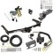 Trailer Hitch Tow Package w/ 7-Way RV Wiring For 92-94 Ford Econoline Van All Exc Shuttle Bus w/ 2" Drop Mount 2" Ball Class 4 2" Receiver