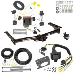 Trailer Hitch w/ 7-Way RV Wiring For 08-14 Ford Econoline Van All Exc Shuttle Bus Class 4 2" Receiver