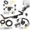Trailer Hitch Tow Package w/ 7-Way RV Wiring For 08-14 Ford Econoline Van All Exc Shuttle Bus w/ 2" Drop Mount 2" Ball Class 4 2" Receiver