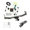 Tow Package For 08-17 Jeep Patriot All Models Trailer Hitch w/ Wiring 2" Drop Mount 2" Ball 2" Receiver