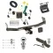 Ultimate Tow Package For 08-17 Jeep Patriot All Models Trailer Hitch w/ Wiring 2" Drop Mount Dual 2" and 1-7/8" Ball Lock Bracket Cover 2" Receiver