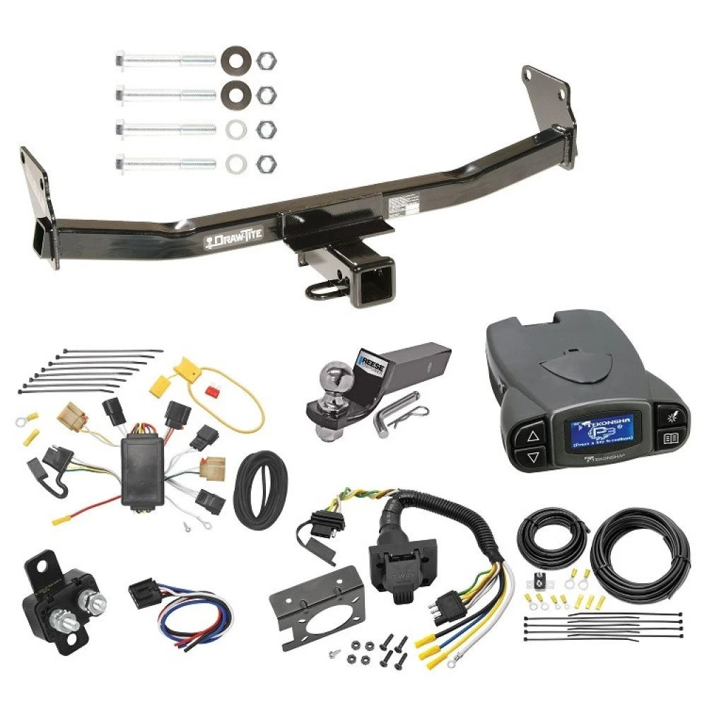75712 85343 20506 7012a 118428 21536 90195 Draw-Tite Trailer Hitch Tow Package Prodigy P3 Brake Control 07-10 Jeep Compass 2007 Patriot 7-Way RV Wiring 2" Drop Mount 2" Ball Class 3 2" Receiver Tekonsha 07 08 09 10 2007 2008 2009 2010 Trailer Hitch Tow Package Prodigy P3 Brake Control For 07-10 Jeep Compass 2007 Patriot w/ 7-Way RV Wiring 2" Drop Mount 2" Ball Class 3 2" Receiver Draw-Tite Tekonsha