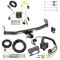 Trailer Hitch w/ 7-Way RV Wiring For 11-17 Jeep Compass (Old Body Style) Class 3 2" Receiver 