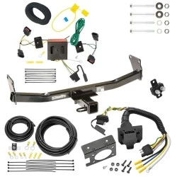 Trailer Hitch w/ 7-Way RV Wiring For 08-17 Jeep Patriot All Models Class 3 2" Receiver