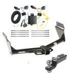 Tow Package For 14-26 Dodge Durango All Models Trailer Hitch w/ Wiring 2" Drop Mount 2" Ball 2" Receiver