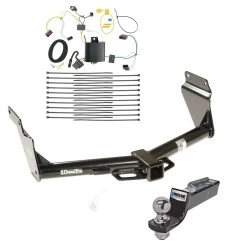 Tow Package For 14-21 Jeep Grand Cherokee EcoDiesel Trailer Hitch w/ Wiring 2" Drop Mount 2" Ball 2" Receiver