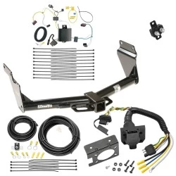 Trailer Hitch w/ 7-Way RV Wiring For 14-21 Jeep Grand Cherokee EcoDiesel Class 4 2" Receiver
