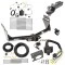 Trailer Hitch Tow Package w/ 7-Way RV Wiring For 14-21 Jeep Grand Cherokee EcoDiesel w/ 2" Drop Mount 2" Ball Class 4 2" Receiver