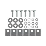 Trailer Tow Hitch Hardware Fastener Kit For 97-03 Ford F-150 2004 Heritage 97-99 F-250 Light Duty 99-07 F-250 F-350 Super Duty Class 3 2" Towing Receiver