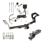 Tow Package For 12-16 Honda CR-V All Models Trailer Hitch w/ Wiring 2" Drop Mount 2" Ball 2" Receiver