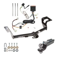 Tow Package For 12-16 Honda CR-V All Models Trailer Hitch w/ Wiring 2" Drop Mount 2" Ball 2" Receiver