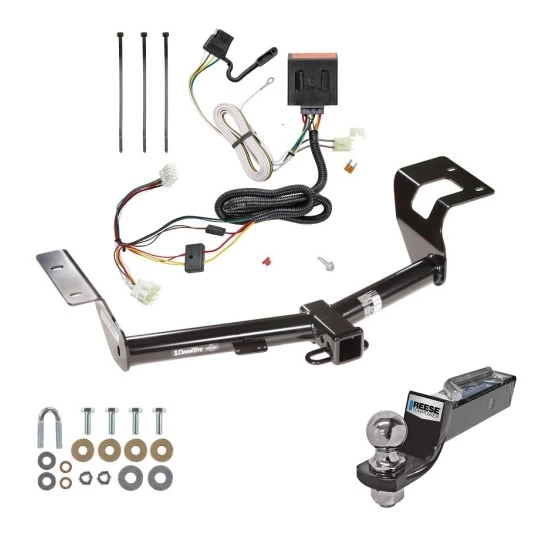 Tow Package For 12-16 Honda CR-V All Models Trailer Hitch w/ Wiring 2" Drop Mount 2" Ball 2" Receiver