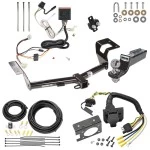 Trailer Hitch Tow Package w/ 7-Way RV Wiring For 12-16 Honda CR-V All Models w/ 2" Drop Mount 2" Ball Class 3 2" Receiver