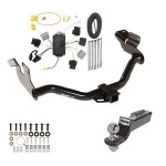 Tow Package For 05-07 Ford Escape 05-06 Mazda Tribute Trailer Hitch w/ Wiring 2" Drop Mount 2" Ball 2" Receiver