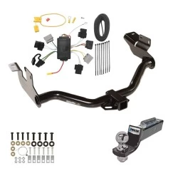 Tow Package For 05-07 Ford Escape 05-06 Mazda Tribute Trailer Hitch w/ Wiring 2" Drop Mount 2" Ball 2" Receiver