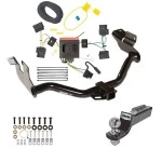 Tow Package For 05-11 Mercury Mariner 08-11 Mazda Tribute 08-12 Ford Escape Trailer Hitch w/ Wiring 2" Drop Mount 2" Ball 2" Receiver