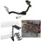 Trailer Hitch w/ 4 Bike Rack For 05-12 Ford Escape Mazda Tribute Mercury Mariner Approved for Recreational & Offroad Use Carrier for Adult Woman or Child Bicycles Foldable