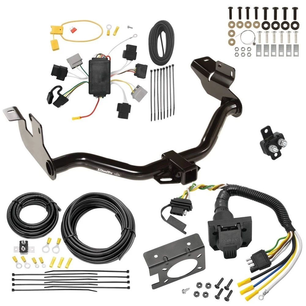 Trailer Hitch w/ 7-Way RV Wiring For 05-07 Ford Escape 05-06 Mazda Tribute Class 3 2" Receiver