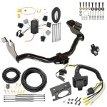 Trailer Hitch w/ 7-Way RV Wiring For 05-07 Ford Escape 05-06 Mazda Tribute Class 3 2" Receiver