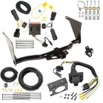 Trailer Hitch w/ 7-Way RV Wiring For 13-16 Ford Escape All Models Class 3 2" Receiver