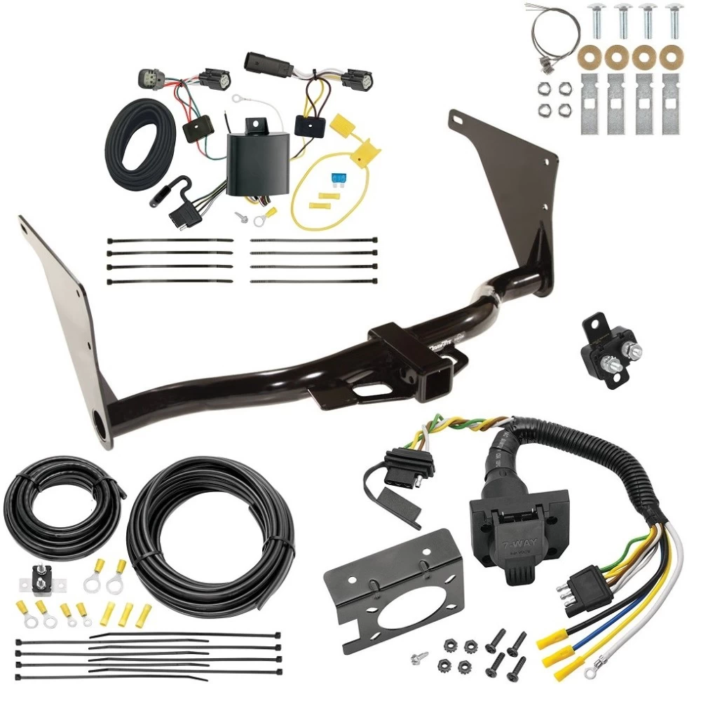 Trailer Hitch w/ 7-Way RV Wiring For 17-18 Ford Escape All Models Class 3 2" Receiver