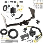 Trailer Hitch w/ 7-Way RV Wiring For 19-19 Ford Escape All Models Class 3 2" Receiver
