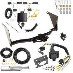 Trailer Hitch w/ 7-Way RV Wiring For 19-19 Ford Escape All Models Class 3 2" Receiver