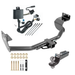 Tow Package For 13-18 Hyundai Santa Fe Sport 14-15 KIA Sorento Trailer Hitch w/ Wiring 2" Drop Mount 2" Ball 2" Receiver