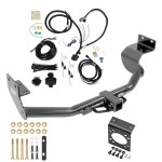 Trailer Hitch w/ 7-Way RV Wiring For 13-18 Hyundai Santa Fe Sport 14-15 KIA Sorento Class 3 2" Receiver Sport w/Factory Tow Package (5 Passenger)